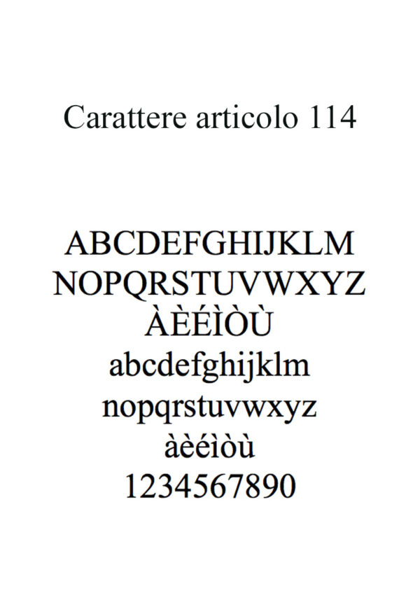 Font 114