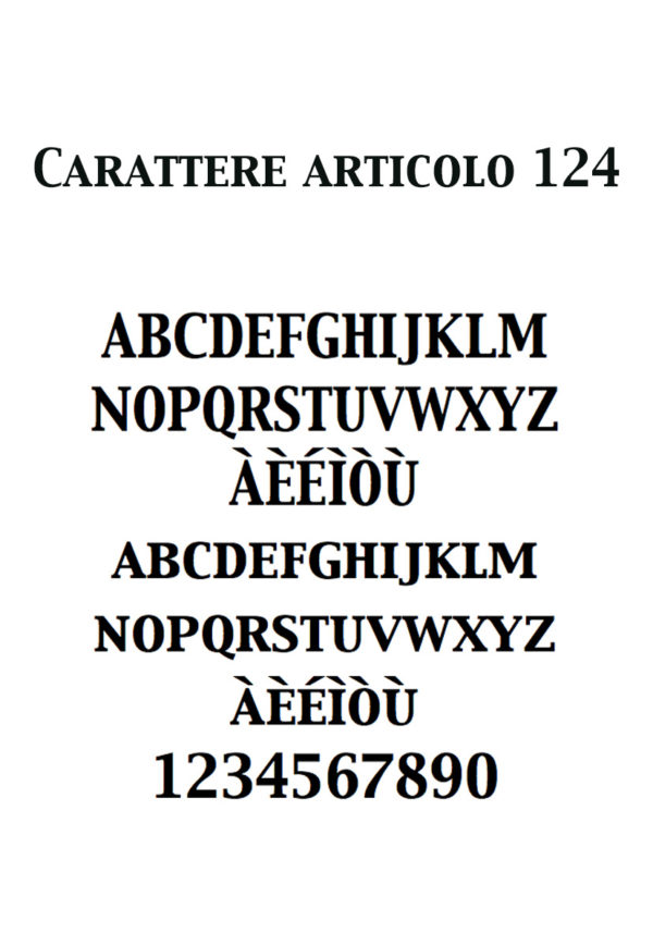 Font 124