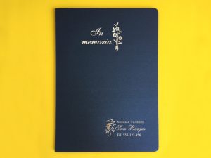 Libro Firma Elegante Cartoncino CTE 152 ARGENTO