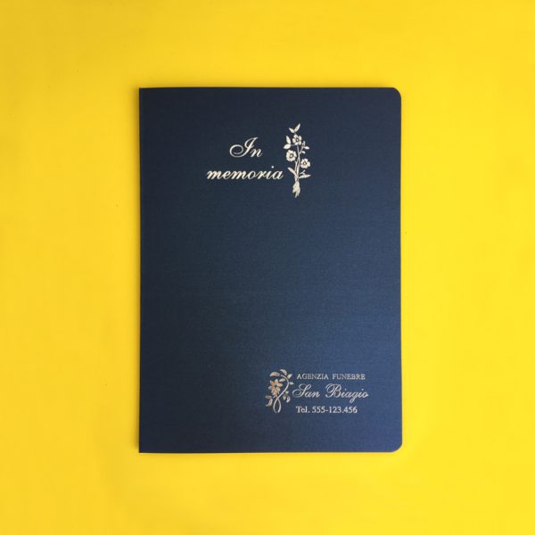 Libro Firma Elegante Cartoncino CTE 152 ARGENTO