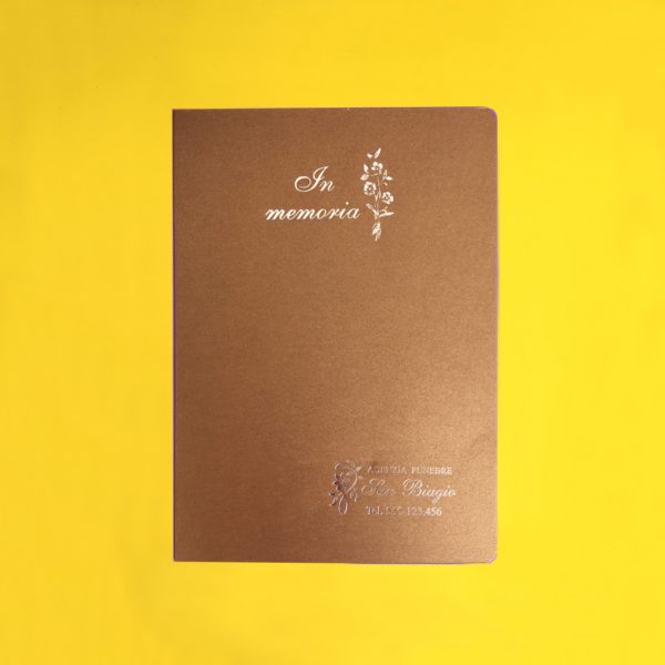 Libro Firma Elegante Cartoncino CTE 156 ARGENTO